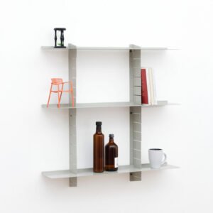 Estantería de Pared "STRAI" – Estante Metálico Flotante de 3 Niveles | 80 cm