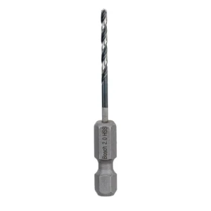 Mecha Bosch HSS-G Impact Control 2 mm Encastre 1/4” para Metal